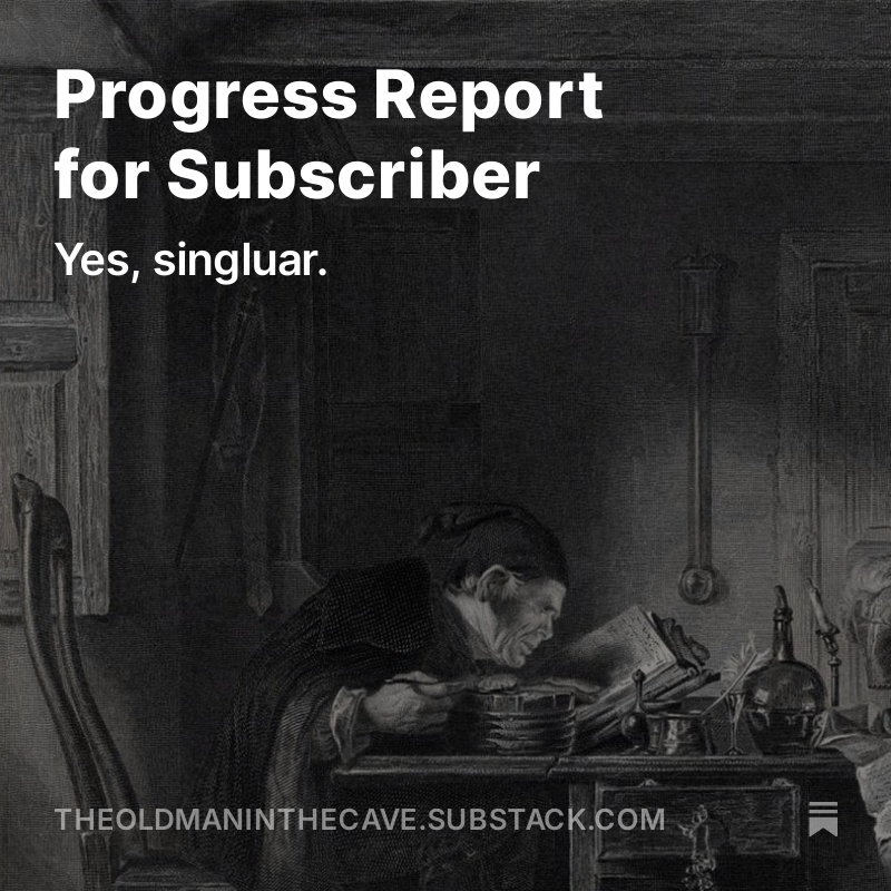 Progress Report for Subscriber